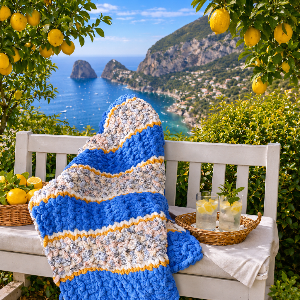 Blue Grotto Blanket
